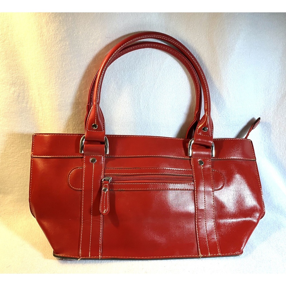 EMILIE M. PURSE RED SHOULDER BAG